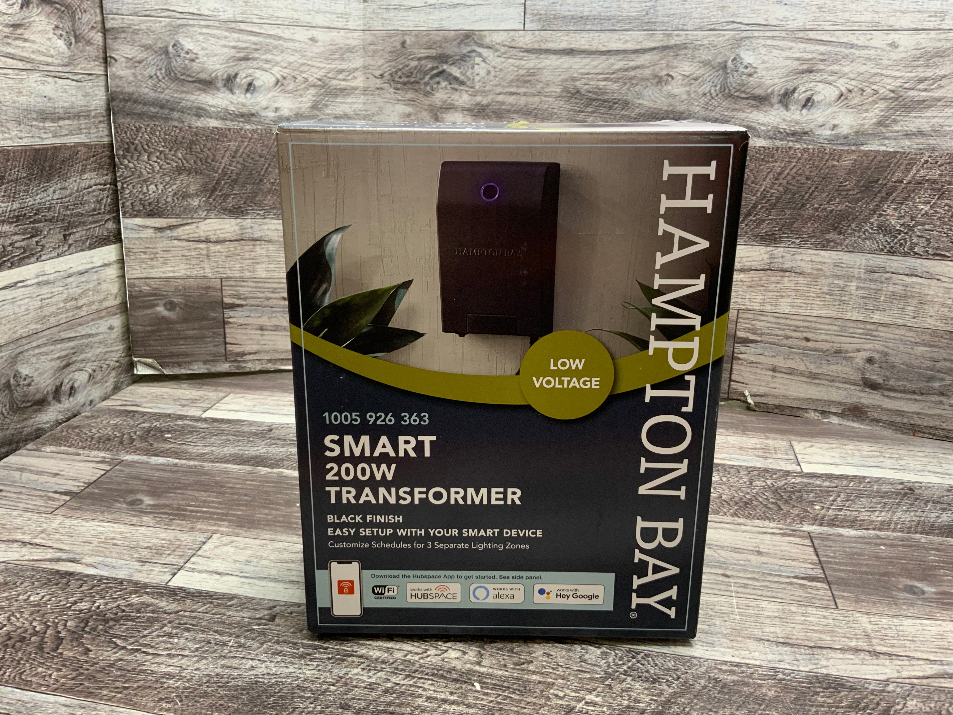 Hampton Bay HB-200-1215WIFIB Smart Hubspace 200W Low Voltage Transformer (8132112875758)